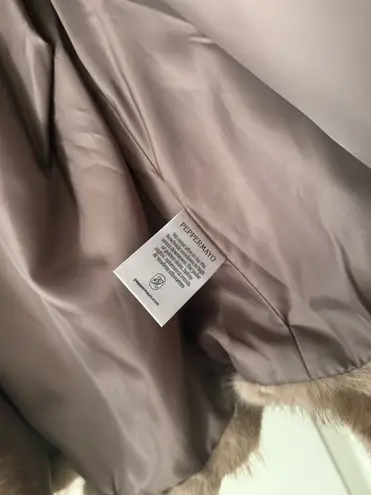 Peppermayo NWOT Naylor Faux Fur Jacket Coat - Brown