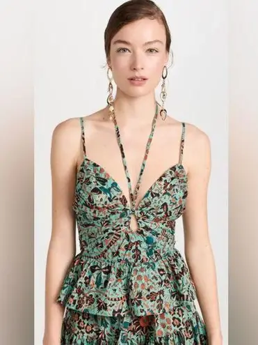 Ulla Johnson Essie Strappy Halter Peplum Top 12