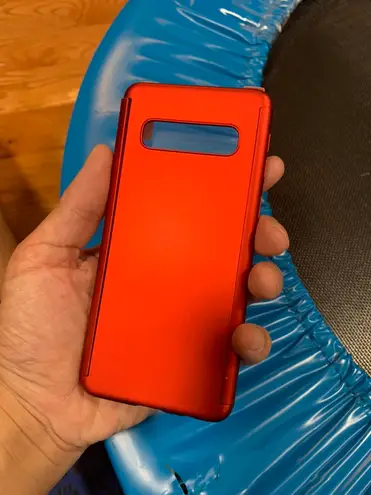 Galaxy S10 Plus 360 Full Coverage Shockproof Case Red
