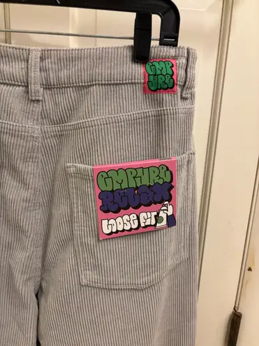 Zumiez Empyre Empyre Corduroy Pants Gray Loose Skater Relaxed Baggy Skate Grunge