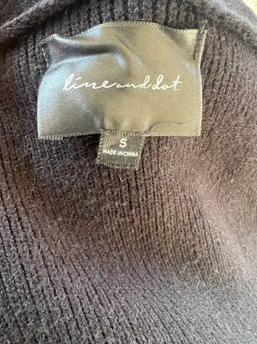 Line and Dot Ariana Cold Shoulder Sweater