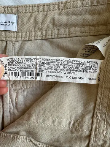 ZARA  Cargo Pants Cream