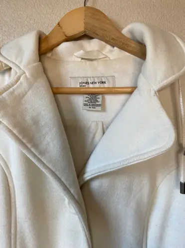 Jones New York Peacoat In Cream