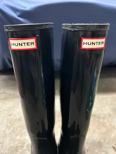 Hunter Tall Black Rainboots