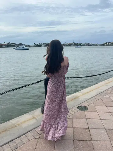 Francesca's Floral Maxi dress