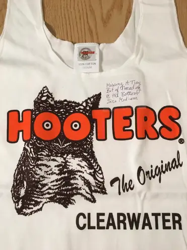 Hooters New Girl Rare Uniform Tank Missing Threading Size Medium