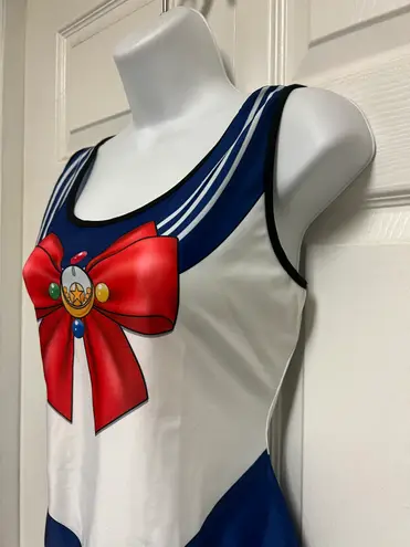 UNBRANDED 3D Digital Sailor Suit High Waist One