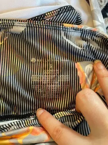 Bally Total Fitness Bally Stripe Floral Skinny Leggings