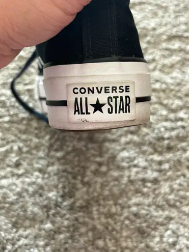 Converse Black Platform