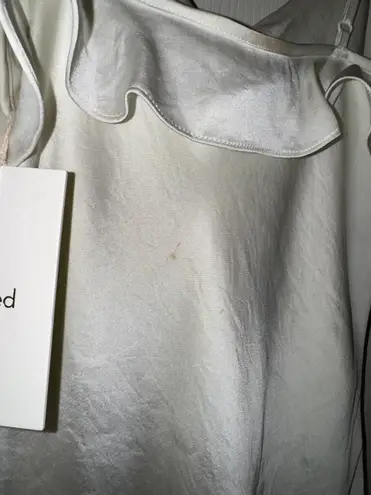 Aritzia Wilfred Botanical Satin Dress