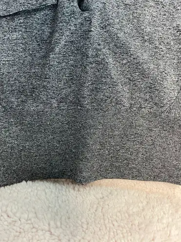 Workout Yoga Athletic Leggings Heather Gray Banded Waist Size XL