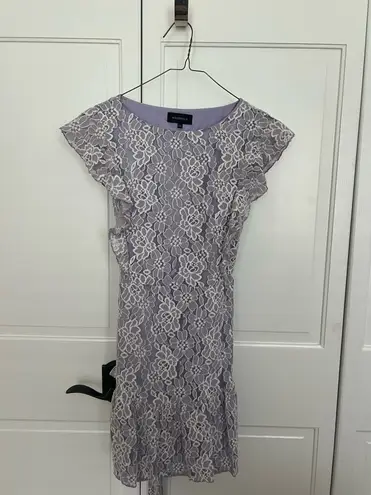 Majorelle Purple Lace Mini Dress