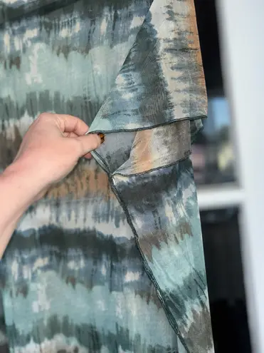 Try! This Try ! This Women’s S/M Tie-Dyed Batwing Sleeved Open Front Lightweight Kimono