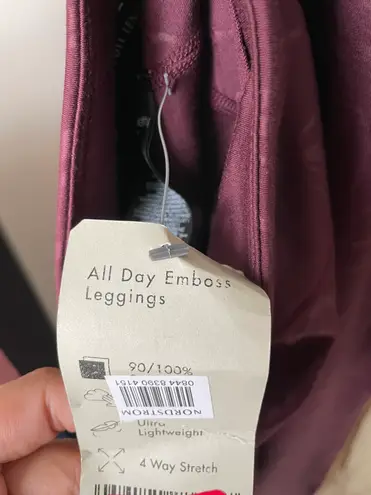 Sweaty Betty NWT  All Day Emboss Leggings