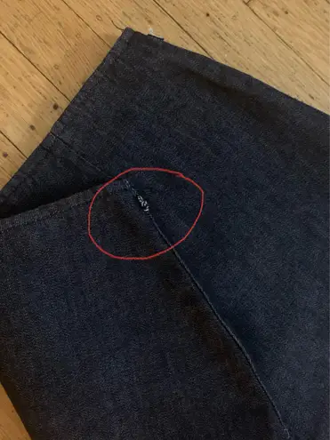 BlueAsphalt Embroidered Denim Skort (Skirt+Short)