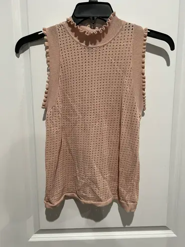 BCBGMAXAZRIA Sleeveless Knit Top, Sz M