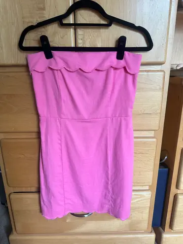 Francesca's Pink Strapless Dress