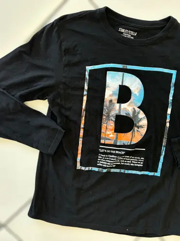 Stanley/Stella Unisex Adult’s Medium Black Lightweight Long Sleeve Cotton Tshirt