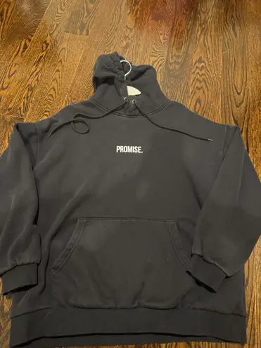 Promise Oversized Hoodie Black Size M
