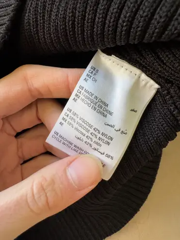 Inc international Concepts Puff Sleeve Ribbed Top