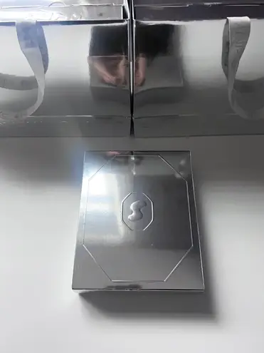 SKIMS /SWAROVSKI Cotton Rib Plunge Bralette