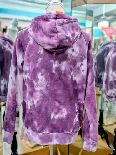 DIP Purple Tie Dye Sweatshirt Hoodie Medium Soft Knit Pullover Top