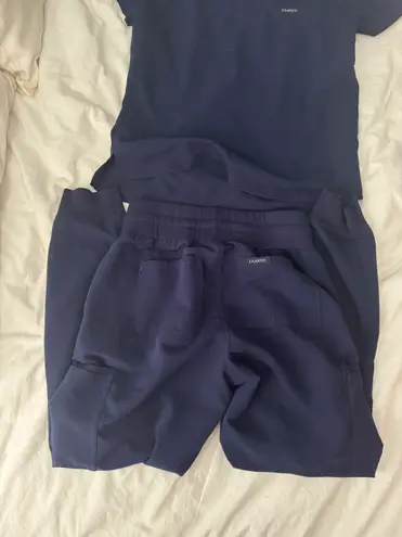 Jaanuu Navy Blue Scrub Set