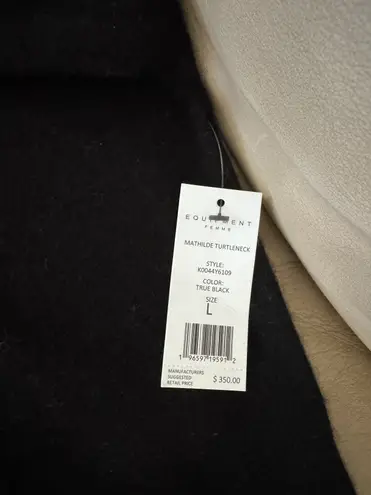 Equipment Women's Mathilde Turtleneck Cashmere Sweater. MSRP $350