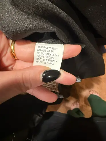 Mac Duggal NWOT 55692 Three Quarter Sleeve Ruffle Neck Dress