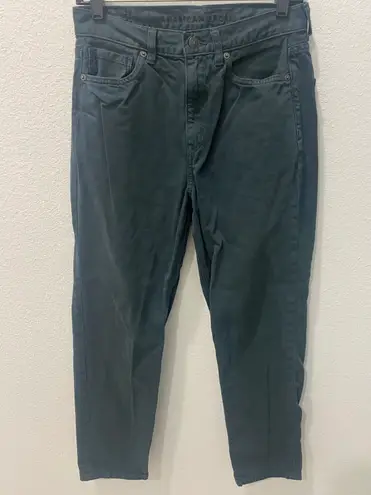 American Eagle Green Mom Jeans Size 6