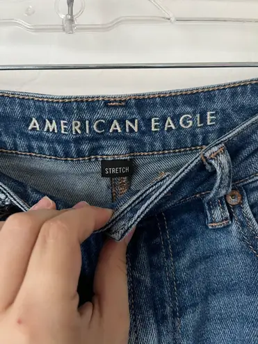 American Eagle Ripped High Waisted Mom Jeans