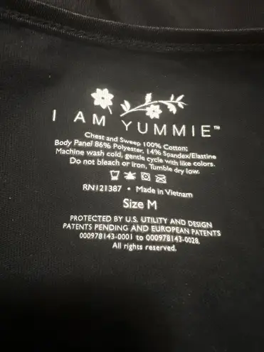 I AM Yummie Black Cotton Scoop Neck Shape Wear Tank