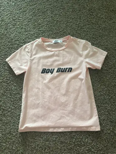 Tiger Mist pink boy burn t-shirt - Image 1