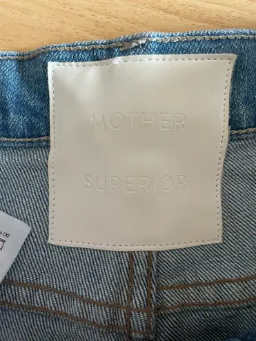 MOTHER Denim Awesome  The Insider Ankle Chew in Destroyed Bills - Sz 30