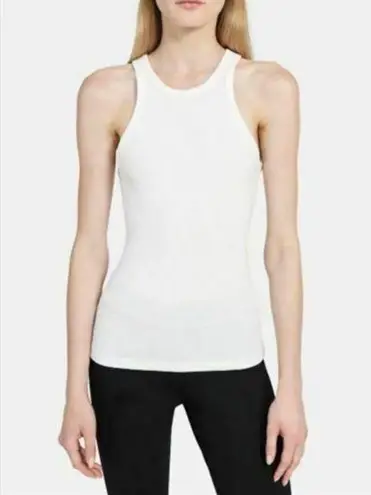 Theory  NEW Racer Tank in Ribbed Modal Cotton