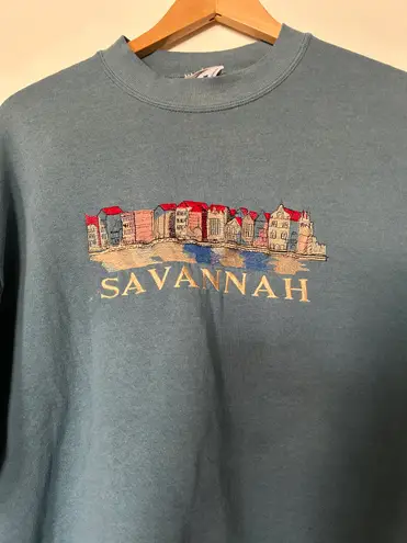 vintage savannah Georgia Blue sweatshirt