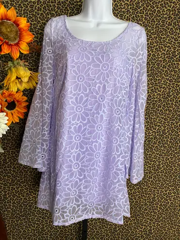 Unique Vintage NWT VINTAGE SMAK PARLOUR Lavender Floral 60’s Mini Dress | SMALL