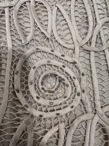 Soulmates Silk Hand Crochet Scalloped Skirt Mother of the bride