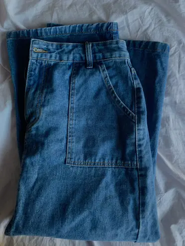 Denim Maxi Skirt Size M