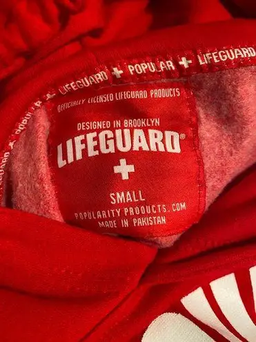 Lifeguard Red Sweatshirt NWOT