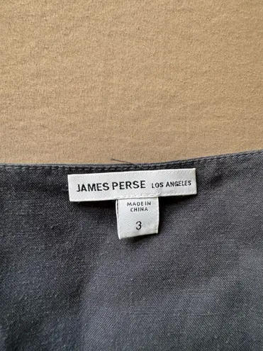 James Perse Empire Seam Open Front Dress