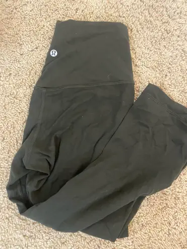 Lululemon Green Crop Leggings