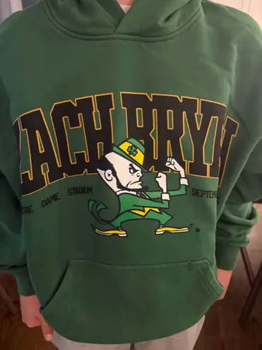 Notre Dame Zach Bryan Sweatshirt Green