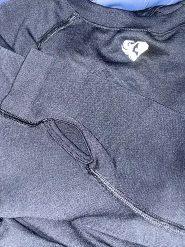 women's best Move Seamless Long Sleeve Crop Top / /Black/small