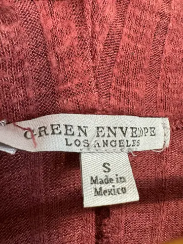 Green Envelope LA SALE! Envelope L/S Cowl Neck Top Size S EUC