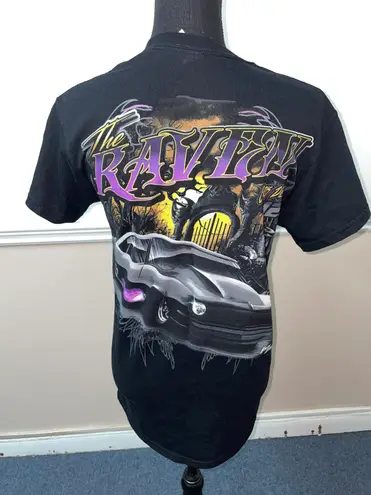 Gildan The Raven Car Black Short Sleeve Tee Shirt Size Small