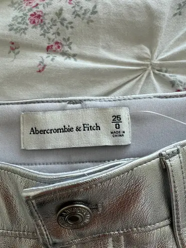 Abercrombie & Fitch Faux Leather Mini Skirt