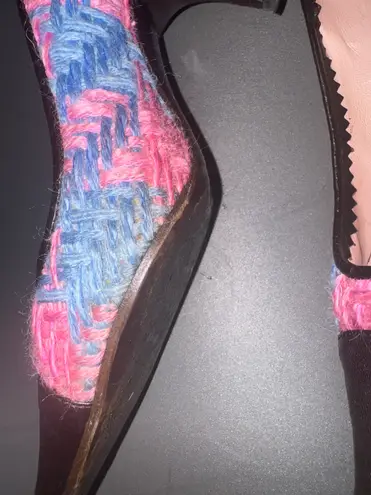 Miu Miu Wool Colorblock Pattern Pumps size 38 US 7.5 - Image 9