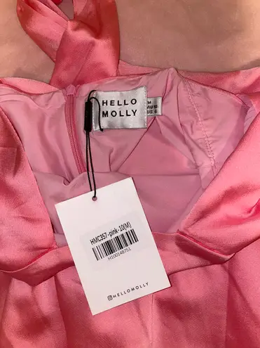 Hello Molly Call Me Later Pink Mini Dress