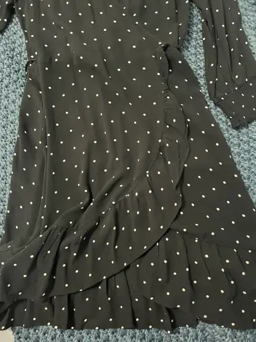 American Eagle Polka-Dot Wrap Dress